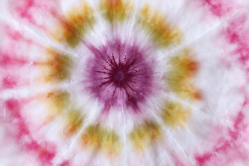 Obraz premium Colorful tie dye pattern abstract background texture