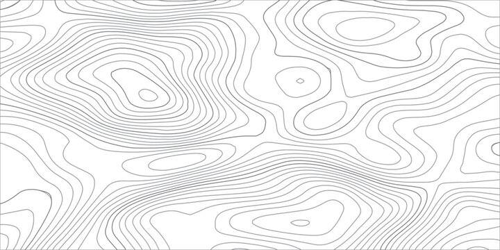 Abstract terrain elevation map with black contour lines and soft gray flowing curves, representing geographic landscape and mountain cartography in a clean minimalist style.