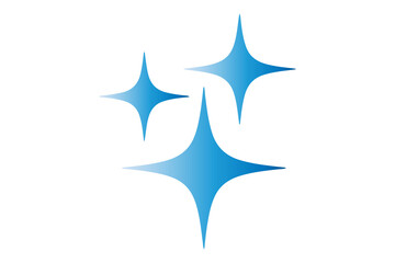 Obraz premium glowing shine symbol, magic light effect, twinkle stars design, modern flat graphic for apps, websites, UI, branding, digital decoration