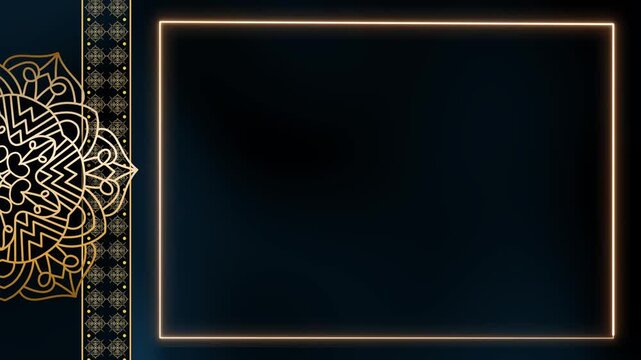 Pattern Animation Zephyr Gold Indian Rangoli Motion