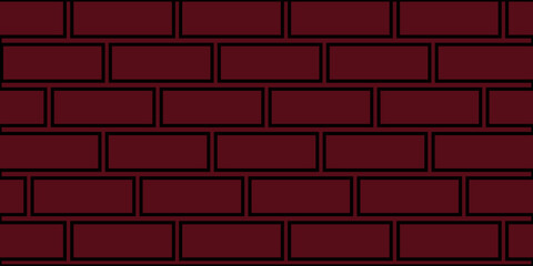 Obraz premium vector brick wall texture and solid bricks seamless pattern background.
