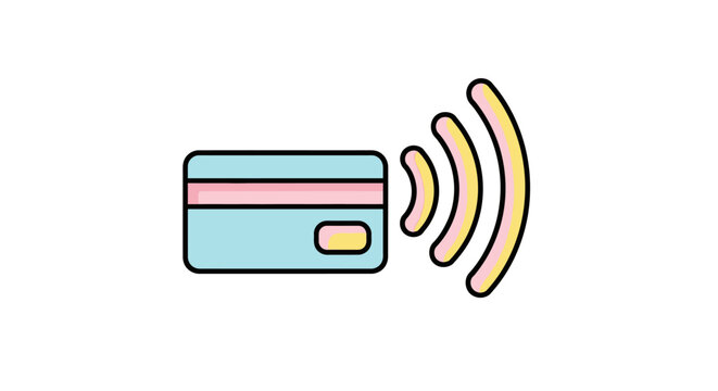 Contactless payment credit card technology.