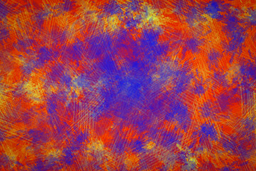 Fondos de pantalla de colores rojos y azules de formas abstractas © Menorcaevo