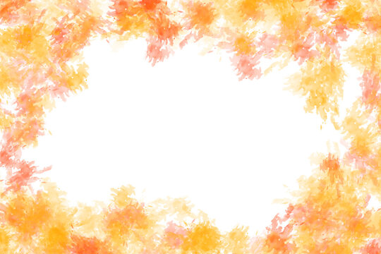 fondo trasparente con colore amarillos en forma de brochazos alrededor