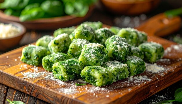 Rustikale Spinat-Gnocchi
