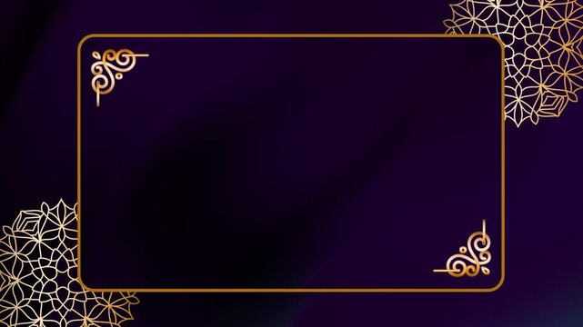 Seamless Loop Gilded festival Classic Filigree