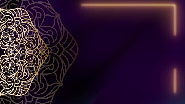 Seamless Loop Petal festival Cybernetic Pattern