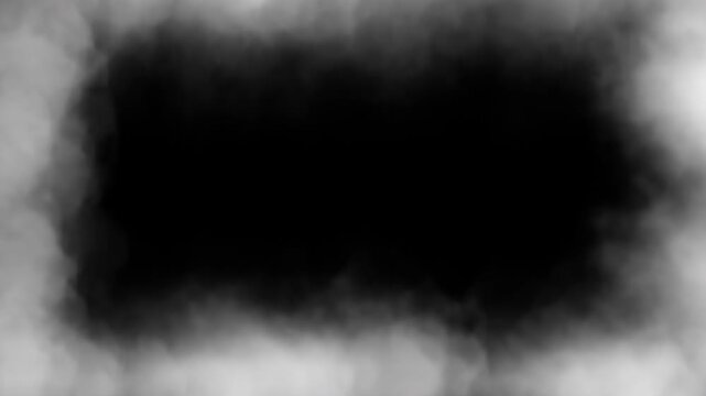 Seamless 4K Edge Vignette Mist &ndash; Cinematic Fog Frame Loop