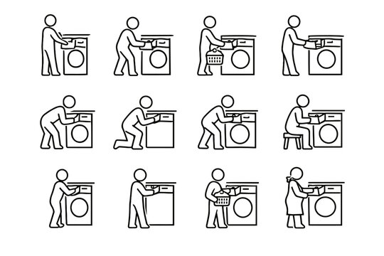 Open small calm image simple safety vector silhouette pull accidental generation icon