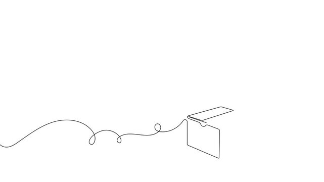 box package icon delivery line gift storage cardboard doodle continuous container. outline box package icon carton illustration warehouse cargo single parcel open post pack creative sketch product one