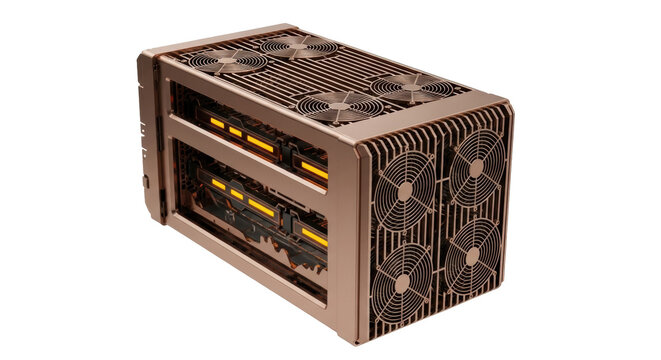 Transparent Mining Rig