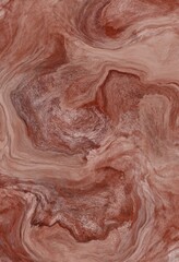 Fototapeta premium A gentle abstract fluid texture in pinkish brown shades, similar to rose quartz marble or soft waves