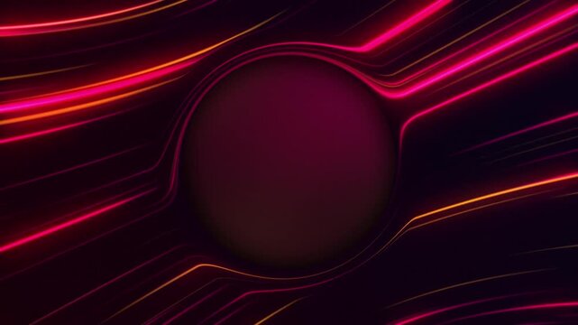 10 seconds web stream starting digital countdown timer in glowing red and gold neon with flowing energy beams.