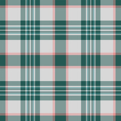 Napkin check vector tartan, tailor fabric textile pattern. Free seamless plaid texture background in pastel and teal colors.