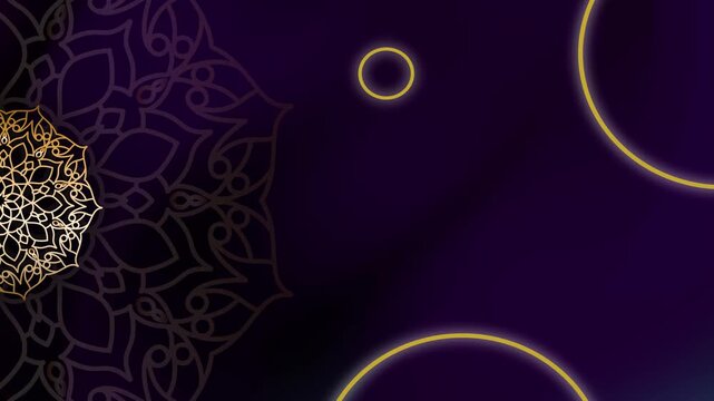 Soft Motion Fractal ramadan Cultural Celebration Background