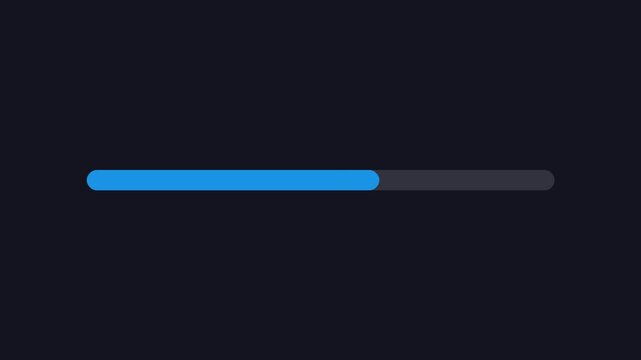 Modern Progress Bar Loading Animation