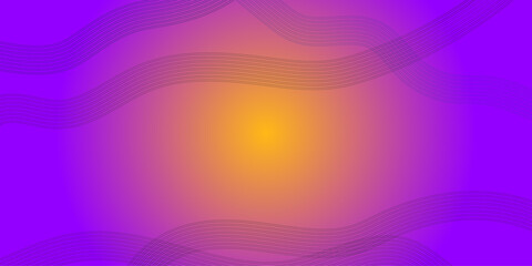 Obraz premium Abstract purple and orange gradient background, vibrant wavy liquid curves, modern colorful aesthetic wallpaper for digital marketing and web design