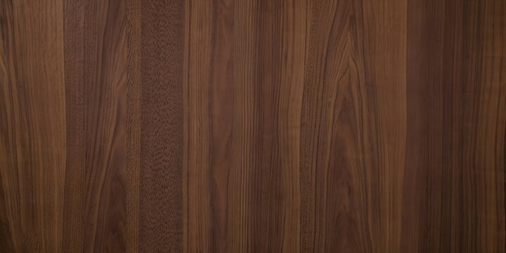 Natural dark brown walnut wood grain texture background