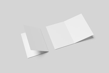 Christmas Greeting Cards Mockup © stock