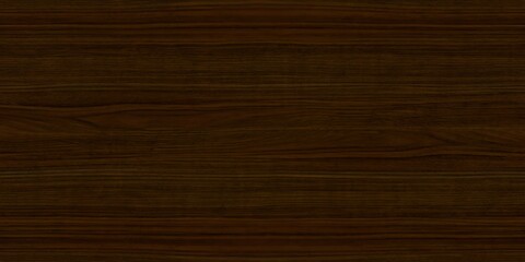 Obraz premium Dark Rich Brown Natural Walnut Wood Grain Horizontal Plank Texture Seamless Background