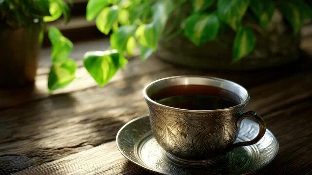 Coffee Cup on Table