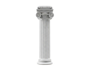 Obraz premium A silver column with ornate details
