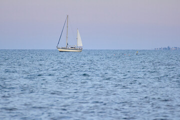 Fototapeta premium Distant Sailing Voyage