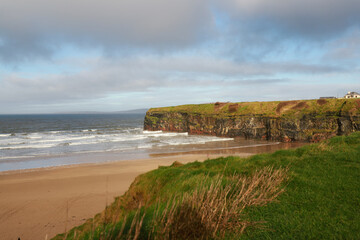 Ballybunnion, County Kerry, Ireland, Cliffs, North Atlantic Ocean © Anastasia