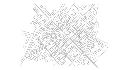 Vector city map illustration
