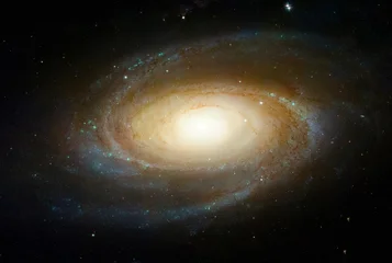 Fotobehang Heelal Galaxy and stars. Spiral galaxy in deep space. Space scene with galaxy and stars. Universe filled with stars, nebula and galaxy. Spiral Galaxy M81.   © revers_jr