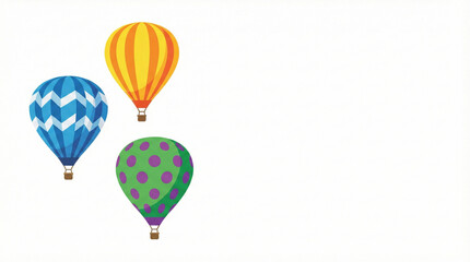Naklejka premium hot air balloon vector