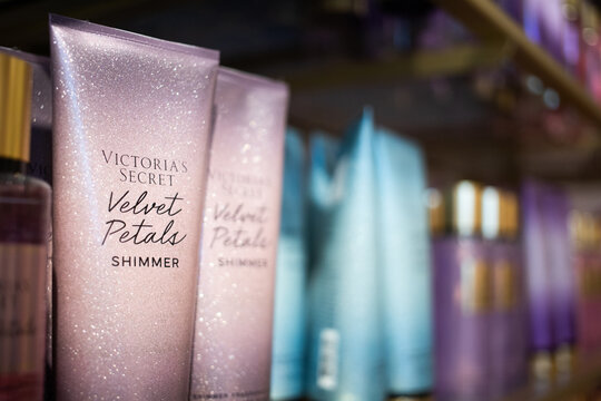CATANIA, SICILY, ITALY - JUNE 2025: chanel  dior  victoria's secret on display in a shop
