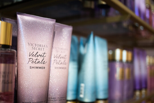 CATANIA, SICILY, ITALY - JUNE 2025: chanel  dior  victoria's secret on display in a shop