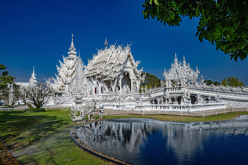 Chiang Rai, Thailand &ndash; The White Temple, or Wat Rong Khun, in Chiang Rai, Chiang Mai Province, Thailand.