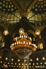 Fototapeta premium Old And Bright Lamps Of An Old Mosque
