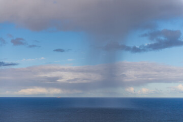 The Rugged landscape near Cape of good hope, South Africa.