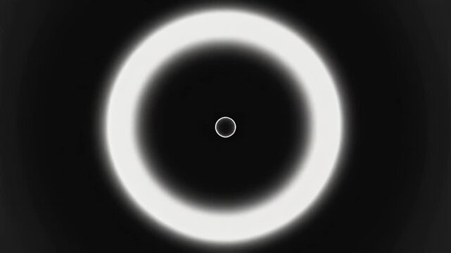 Pulsating Circular Visualizer with Expanding Ring Effects Ideal for Music Videos and Backgrounds