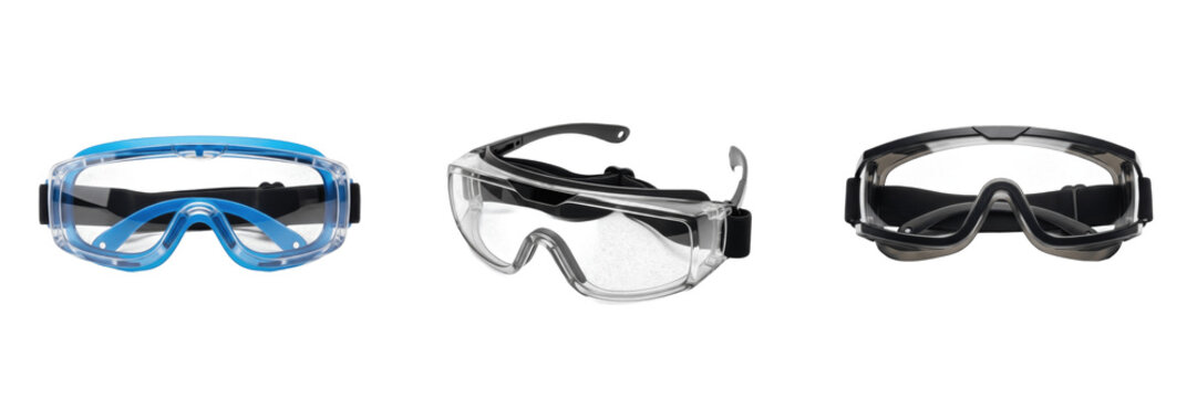 Safety goggles isolated on white background, school safety goggles, student safety goggles, lab safety goggles, classroom goggles, educational safety goggles, learning safety goggles, protective