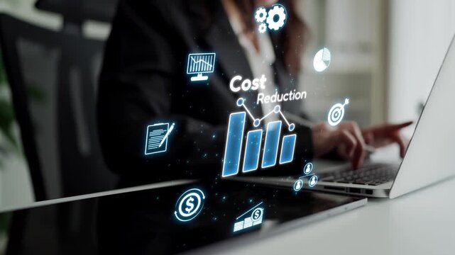 Cost reduction and cost saving through digital transformation, business cost optimization, operational cost reduction, financial savings, and resource efficiency strategies for business success. Muxer