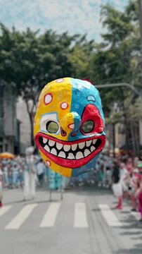 M&aacute;scara fof&atilde;o Carnaval Maranh&atilde;o - Brasil