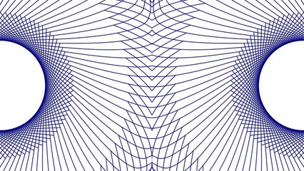 design background with line abstract rounded full in right side and left side. design abstract line and white background