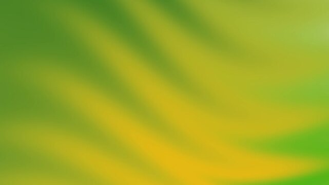 Green and yellow flowing gradient animation with smooth wave motion and fresh vibrant tones. Abstract modern background ideal for nature themes, eco branding, presentations, and creative media.