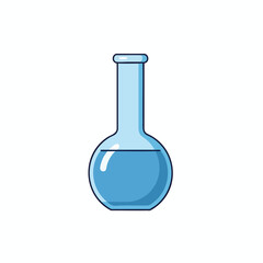 Stylish Laboratory Flask for Scientific Experiments and Chemistry Research