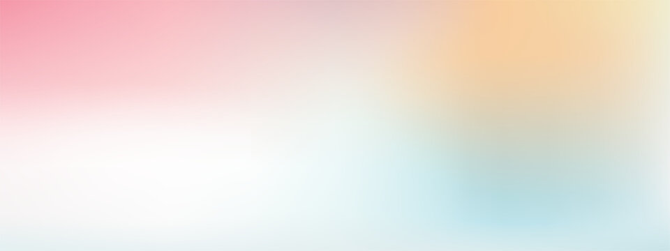 Spring background with pink and blue pastel colors gradation. Soft gradient creating dreamy and delicate sky backdrop