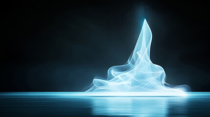 Glowing smoke spikes