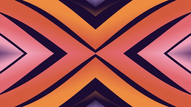 Fluid geometric design with a vibrant color palette, conveying continuous motion and modern energy