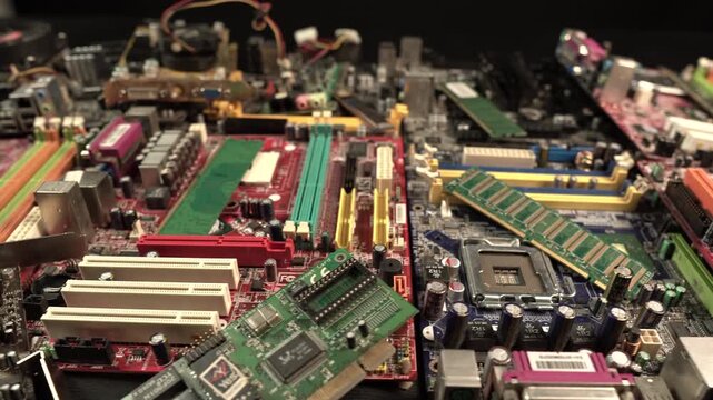 Electronic Waste, Desktop Computer Motherboards and Parts