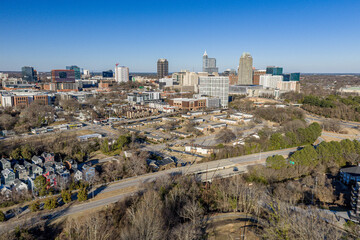 Obraz premium Raleigh, NC skyline