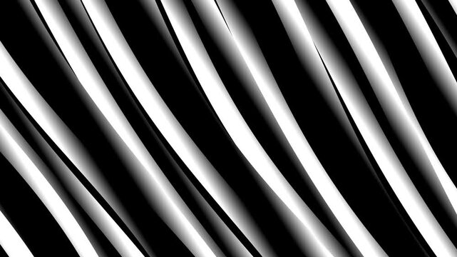 Zebra pattern in motion creates dynamic effect on abstract background illustration