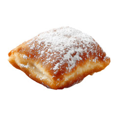  Beignet, transparent on a white background